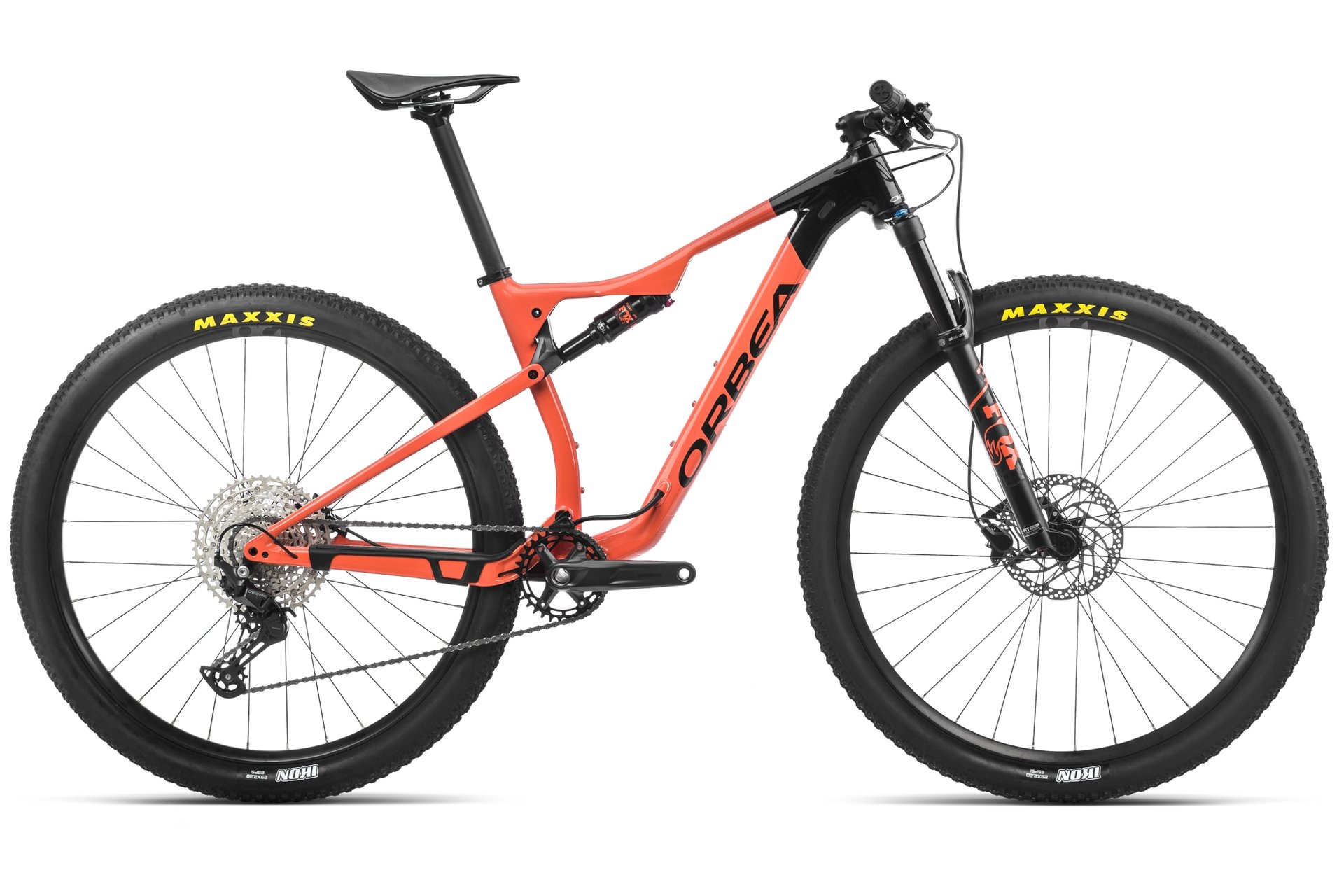 

Горный велосипед Orbea Oiz h30 - 29 дюймов - fully, orange | magma orange - black (gloss)