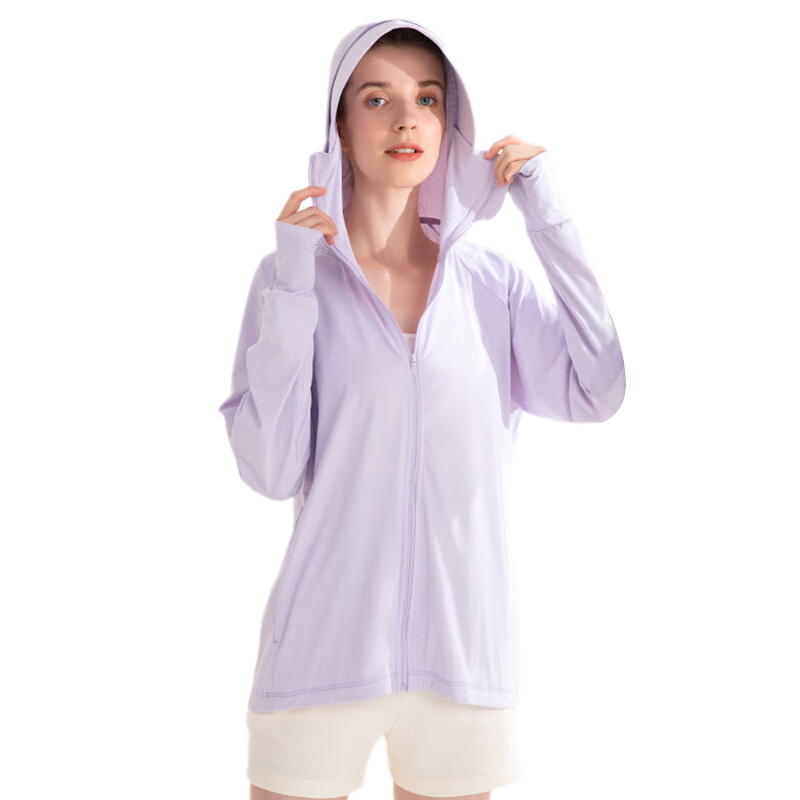 

MOUTION Дышащая солнцезащитная одежда для женщин, Light Purple