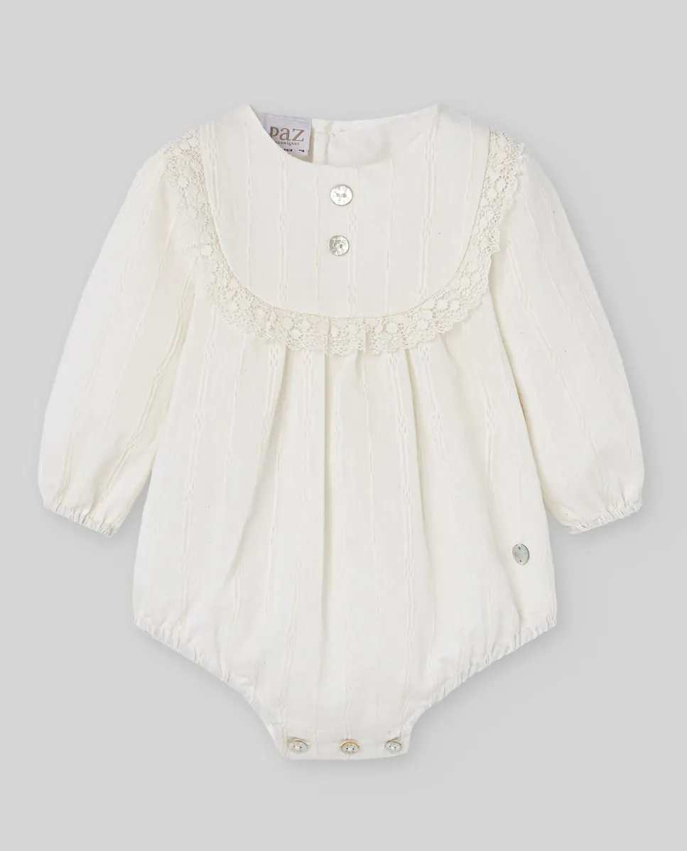 

Детский комбинезон джаккард коллекция Пас Paz Rodríguez, пастельно-розовый