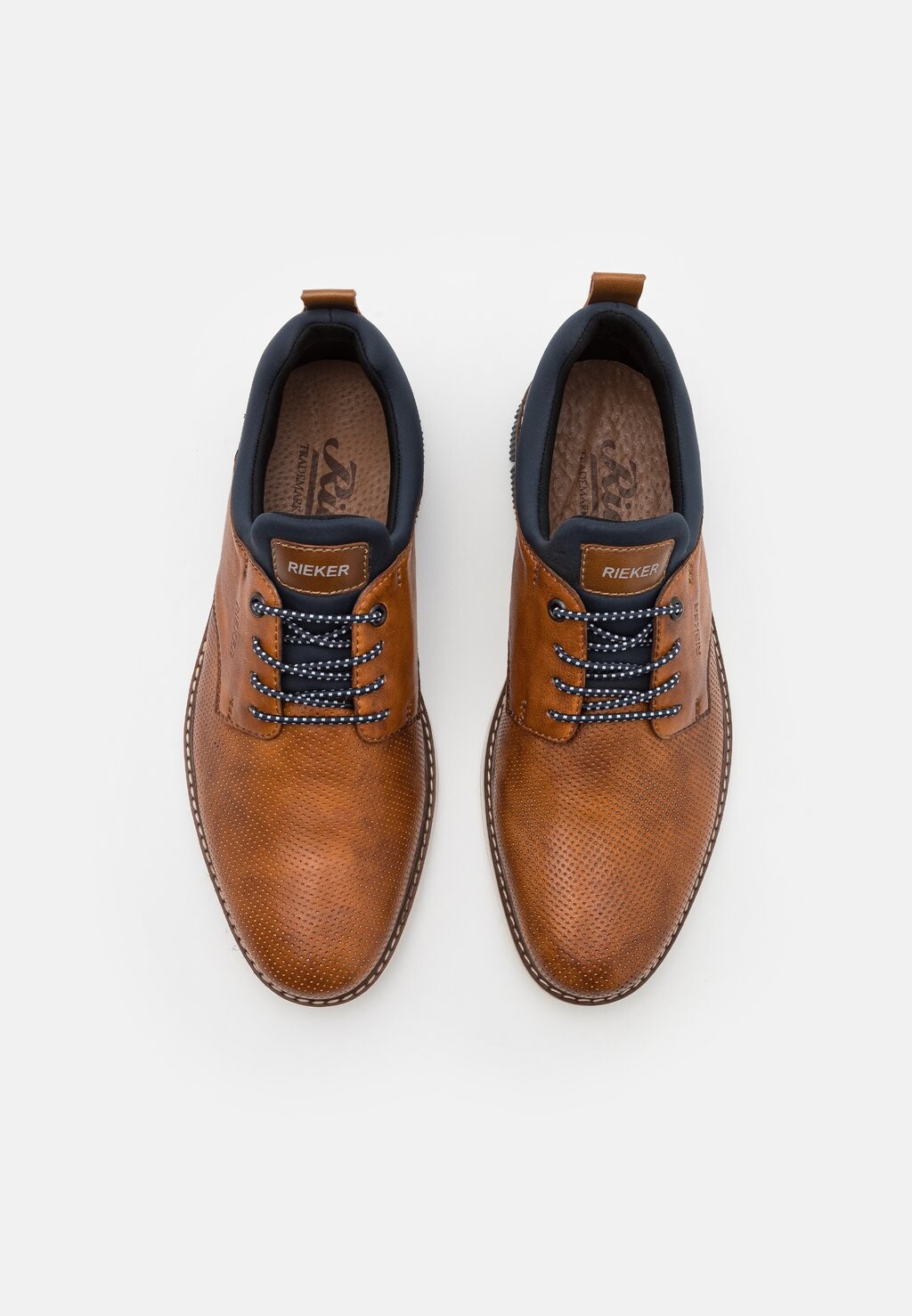 Спортивные туфли на шнуровке Rieker, nuss/lake/navy/amaretto — фото 4