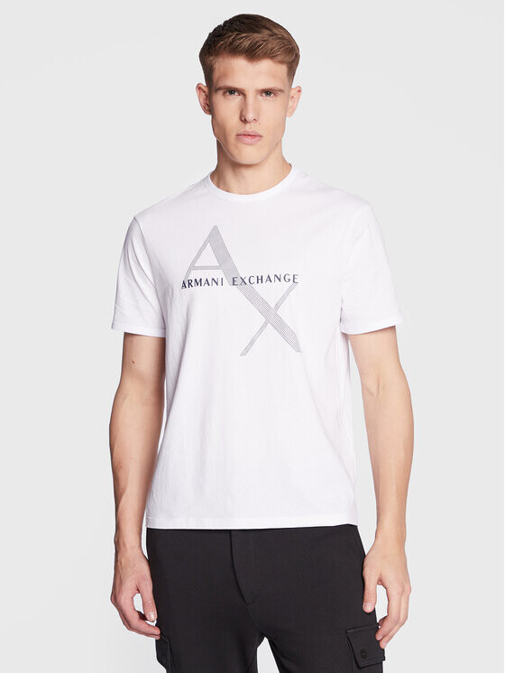 

Футболка стандартного кроя Armani Exchange, белый