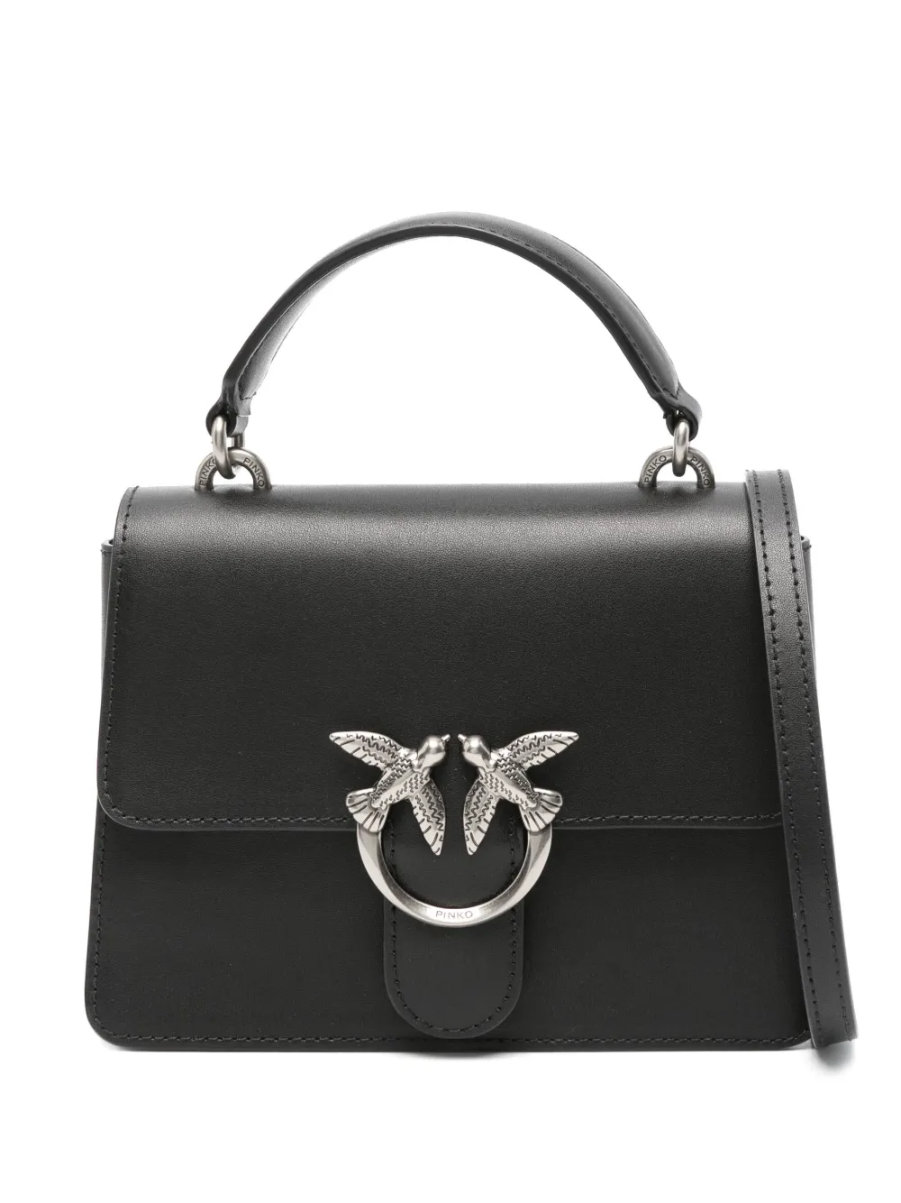 

Сумка-тоут love one размера мини PINKO, черный