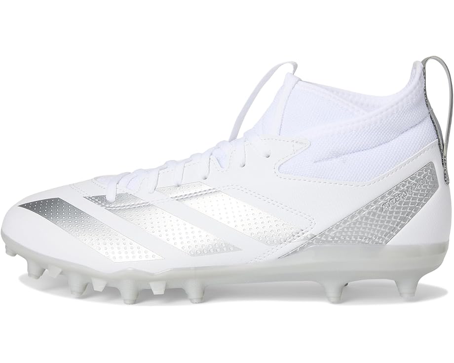 Кроссовки adidas Adizero Impact.2 Football Cleats, цвет White/Silver Metallic/White — фото 4