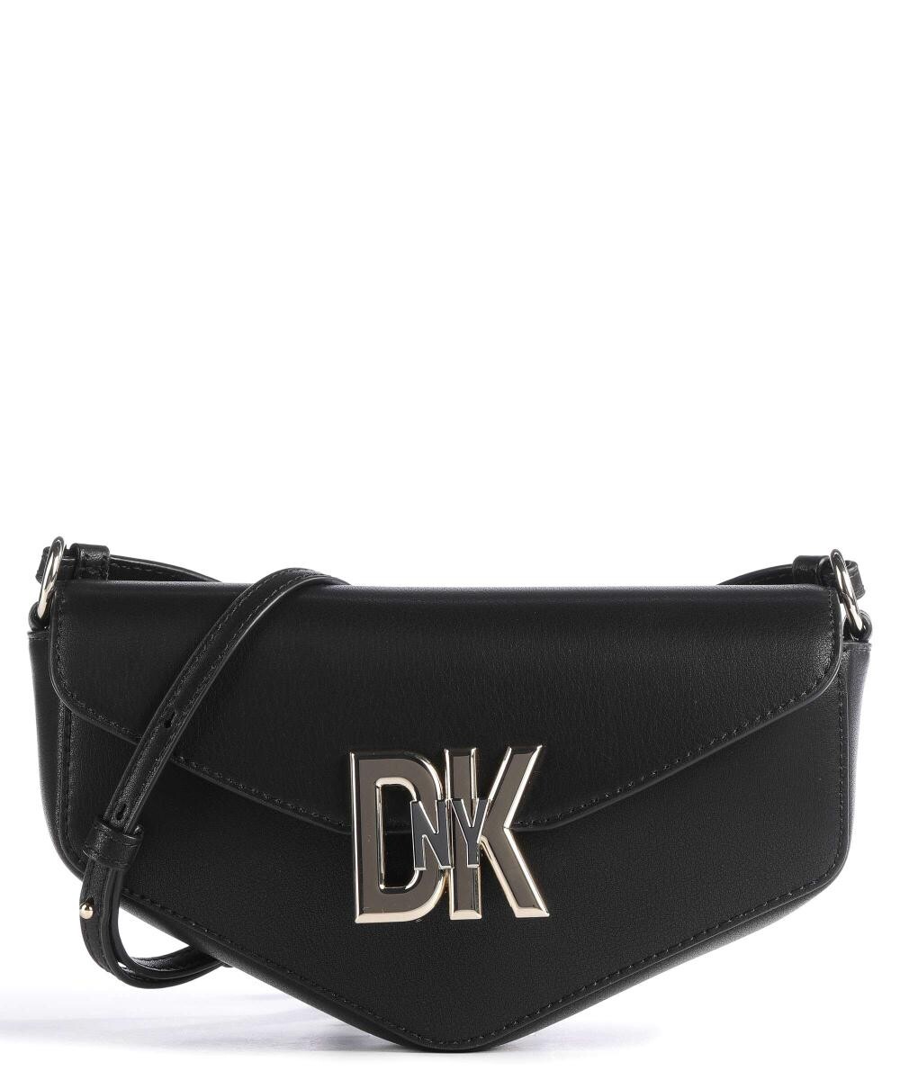 

Сумка через плечо Milano Downtown из мелкозернистой яловой кожи Dkny, черный
