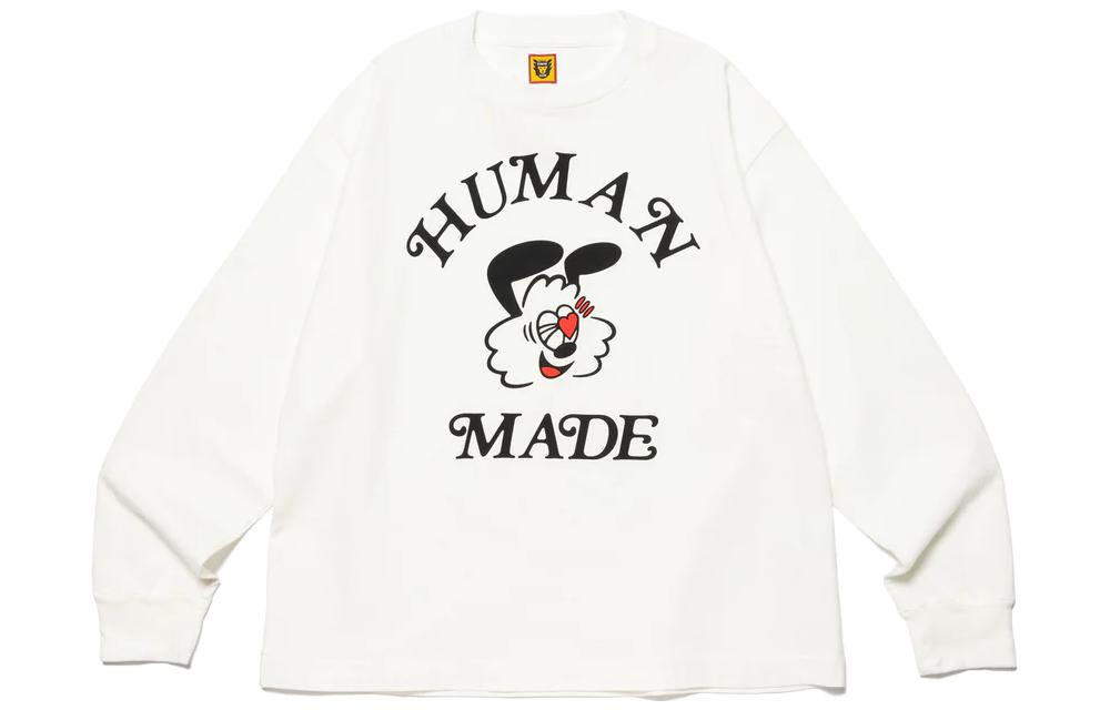 

Футболка с длинными рукавами Girls Don't Cry Gdc Valentine's Day HUMAN MADE, белая