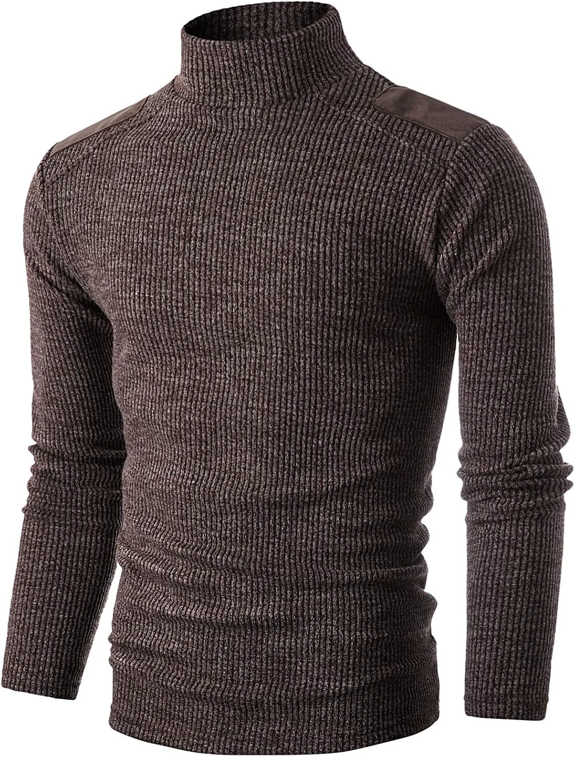 

GIVON мужской свитер с воротником-стойкой, рифленый, приталенный, с длинными рукавами