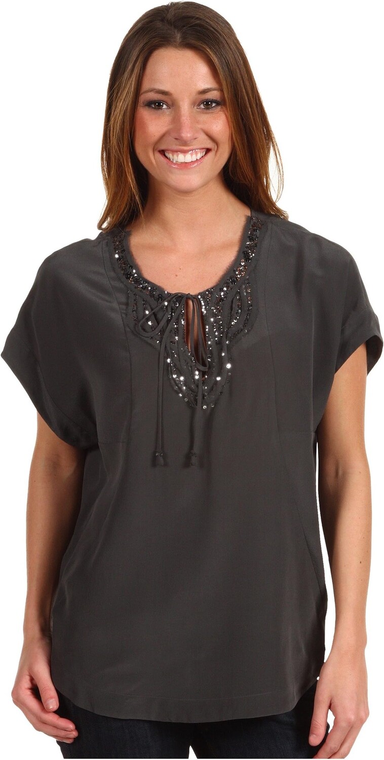 

Блуза Rebecca Taylor Night Out Blouse, цвет G.I. Army Green