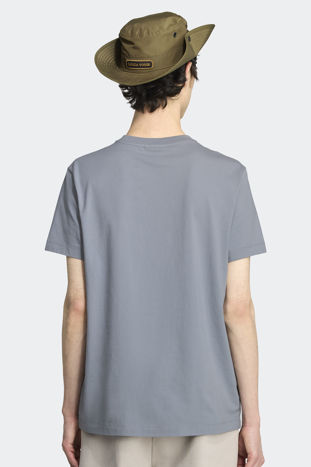 Футболка Canada Goose Emersen Embroidered Crewneck T-Shirt, Light Ozone Blue — фото 3
