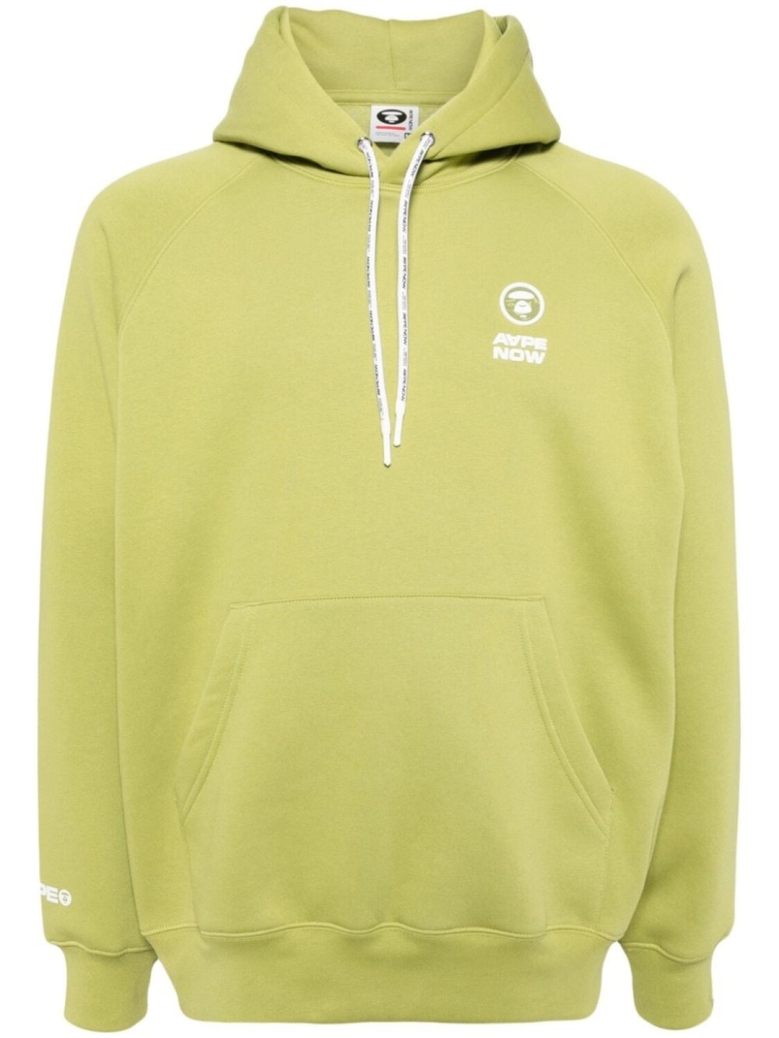 

AAPE BY *A BATHING APE худи с нашивкой-логотипом, зеленый