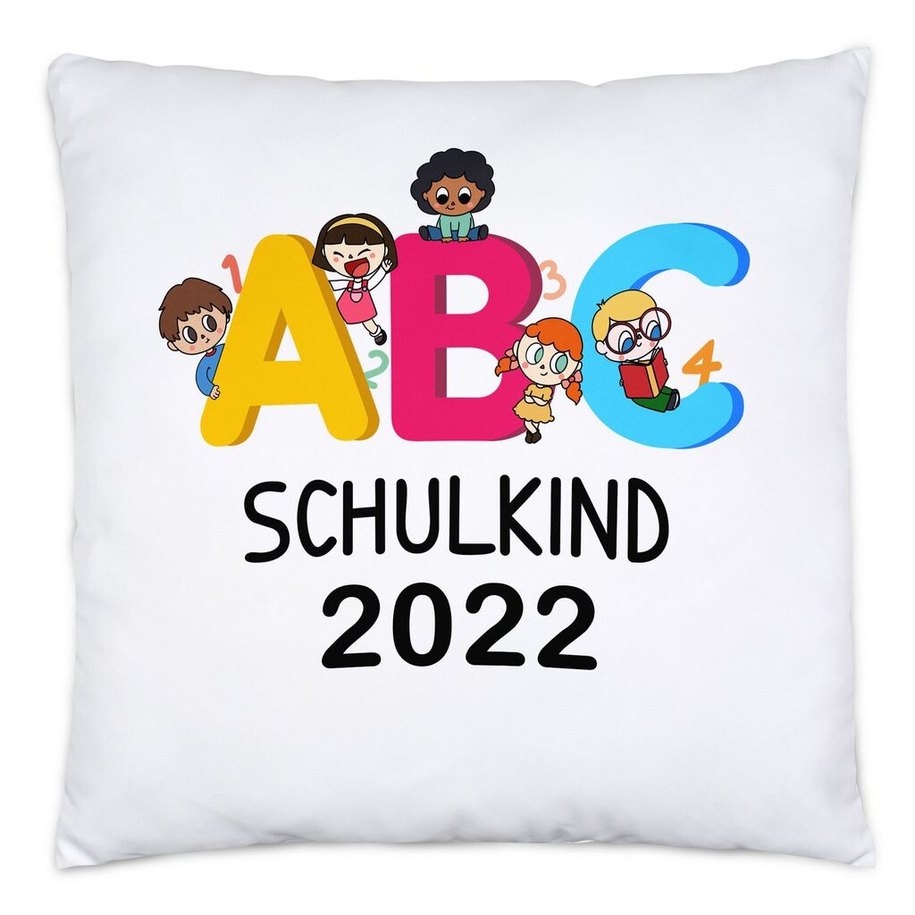

Подушка для школьников ABC 2022, включая подарок для поступления в школу, идея подарка для начальной школы в 1-м классе Hey!Print
