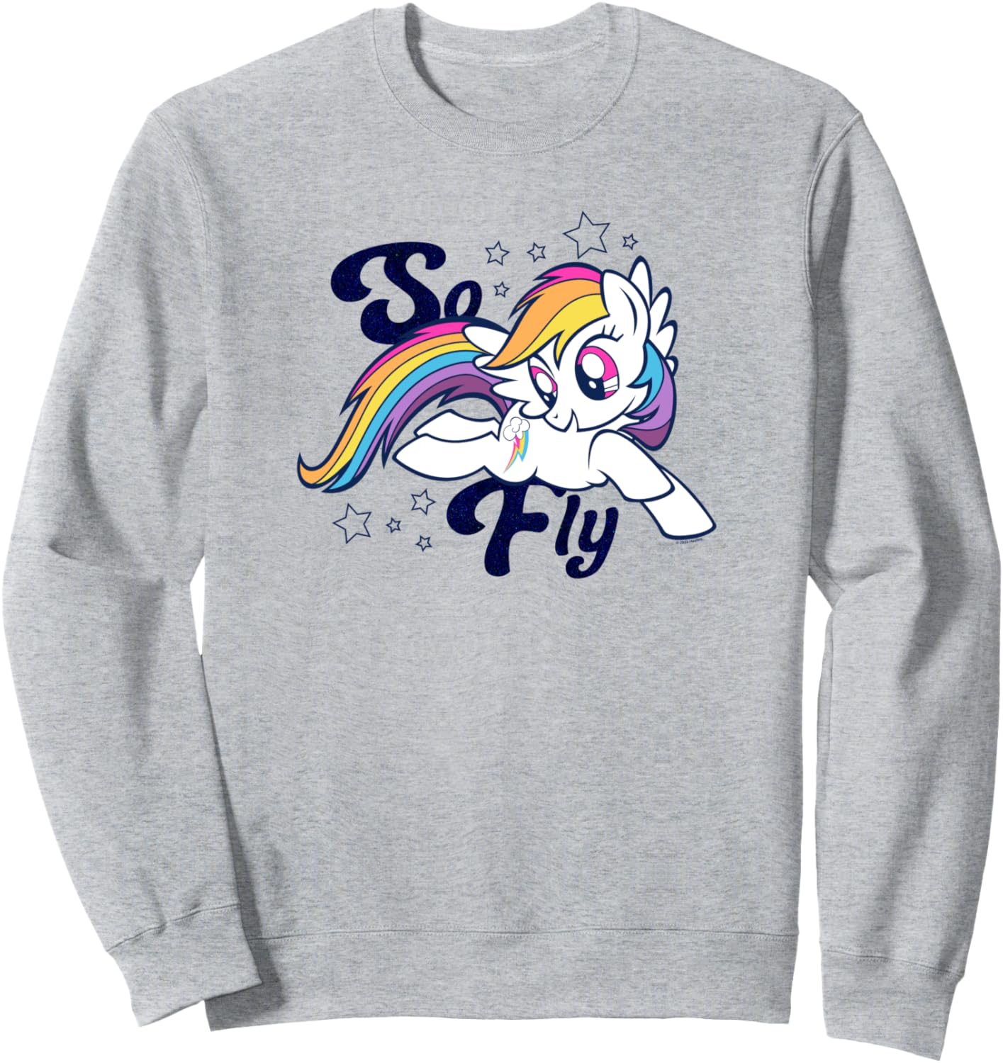 

Толстовка с изображением Рэйнбоу Дэш из мультфильма «Мой маленький пони: Дружба - это волшебство, так что лети!», серая My Little Pony