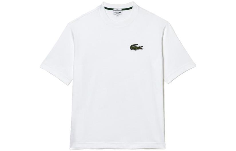 Футболка из хлопка с лого-патчем LACOSTE, ixv/светло-фиолетовый — фото 3