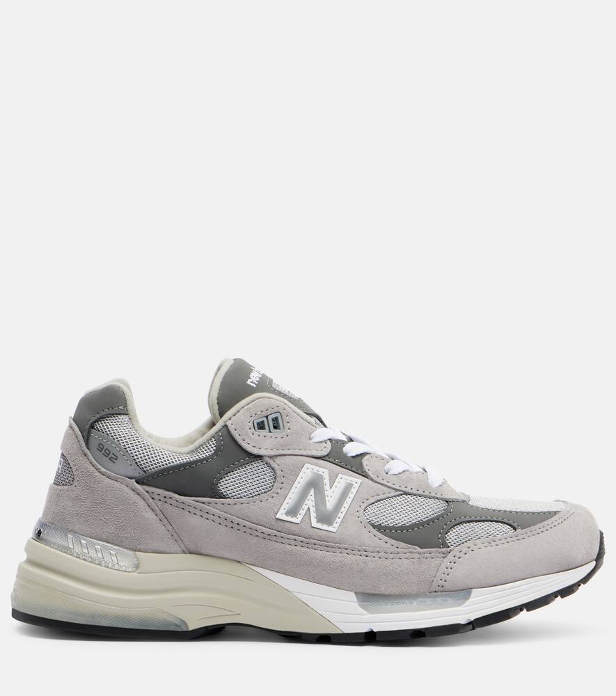Кроссовки U992GY из кожи и сетки New Balance, Grey — фото 4
