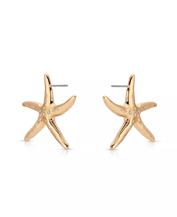 

Роскошные серьги в виде морских звезд Ettika, gold