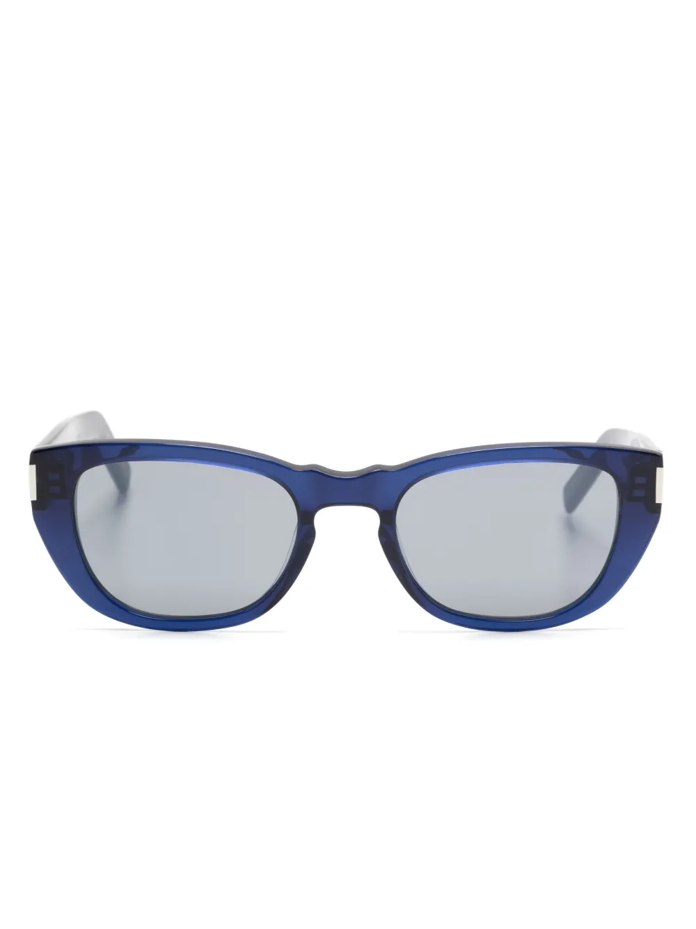 

Солнцезащитные очки в оправе 'кошачий глаз' Saint Laurent Eyewear, синий