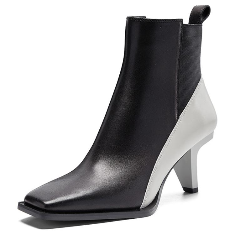 NINE WEST Женские полусапожки экрю-серые, цвет Ecru Gray — фото 4