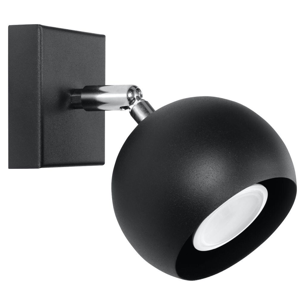 

Настенный светильник OCULARE черный 1xGU10 40Вт сталь 10х16х10см Sollux Lighting