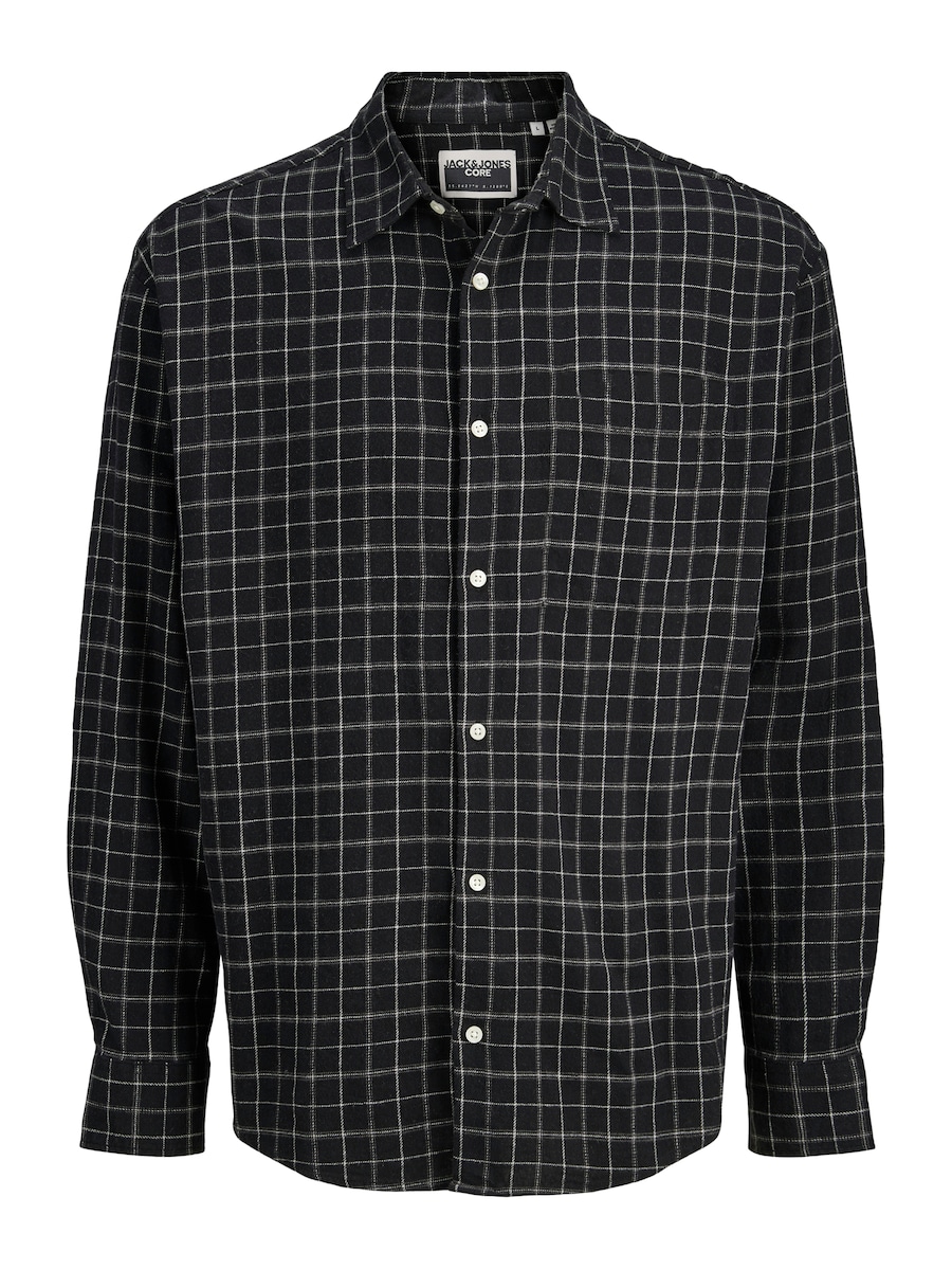 

Рубашка на пуговицах классического кроя Jack & Jones Plus, черный