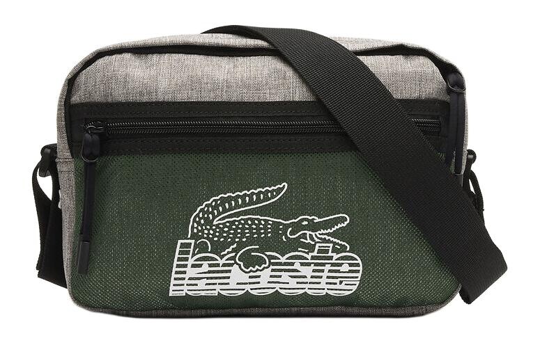 

LACOSTE Мужская сумка через плечо, Gray spells Chinese green