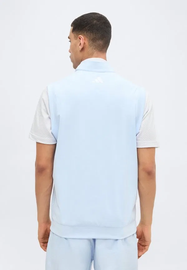 Классический жилет ultimate365 с застежкой-молнией до середины груди Adidas Golf, Light Blue — фото 3