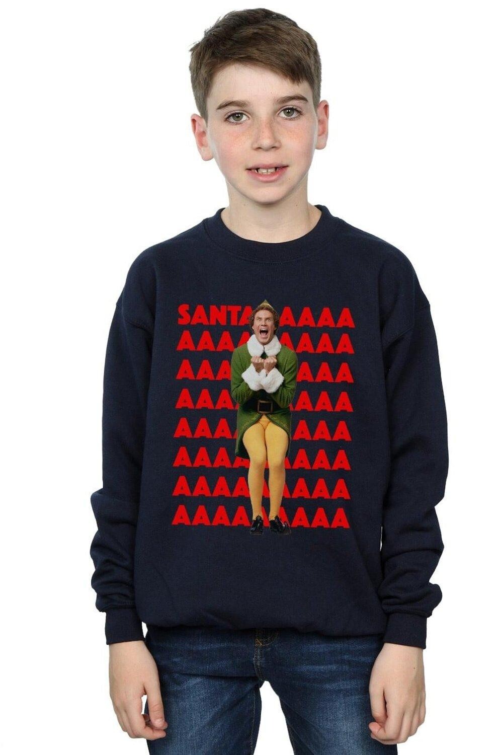 

Толстовка Buddy Santa Scream Elf, темно-синий