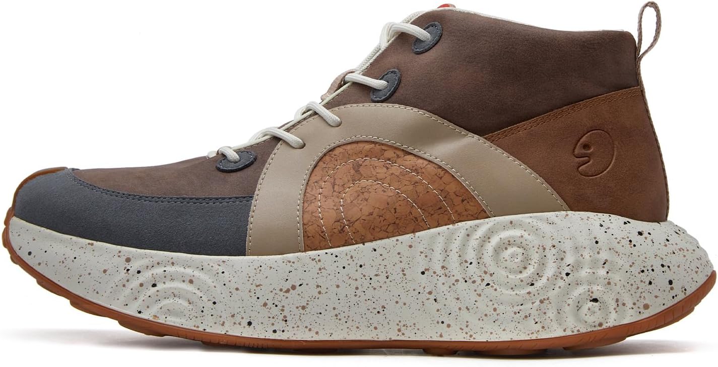 

Мужские кроссовки UIN на платформе для прогулок, повседневные, удобные, с художественной росписью, для путешествий, модные кроссовки Brava, темный металл