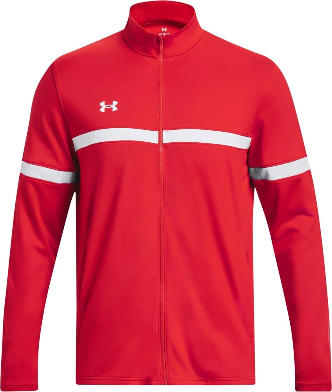 

Толстовка Under Armour Team Knit мужская, с молнией, для разминки, Red/White