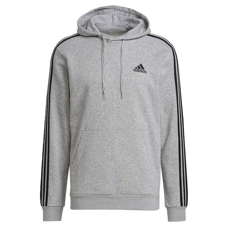 Спортивная толстовка Adidas, цвет grau/schwarz/schwarz — фото 2