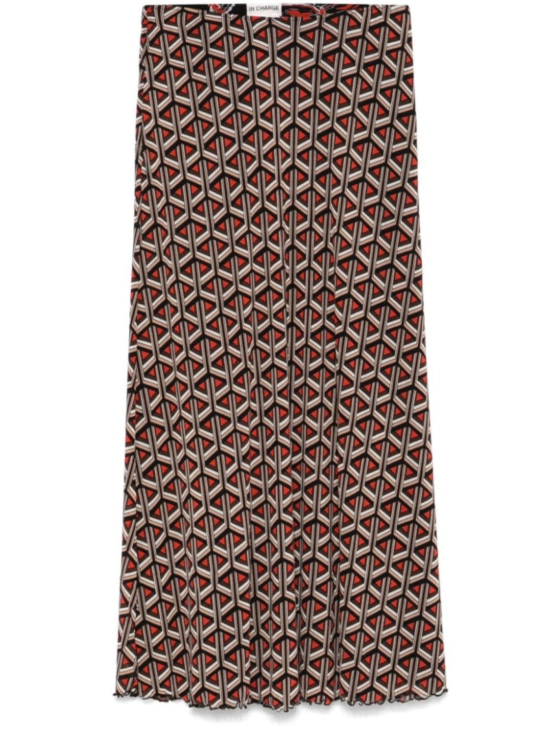 

DVF Diane von Furstenberg юбка миди Darlene, красный