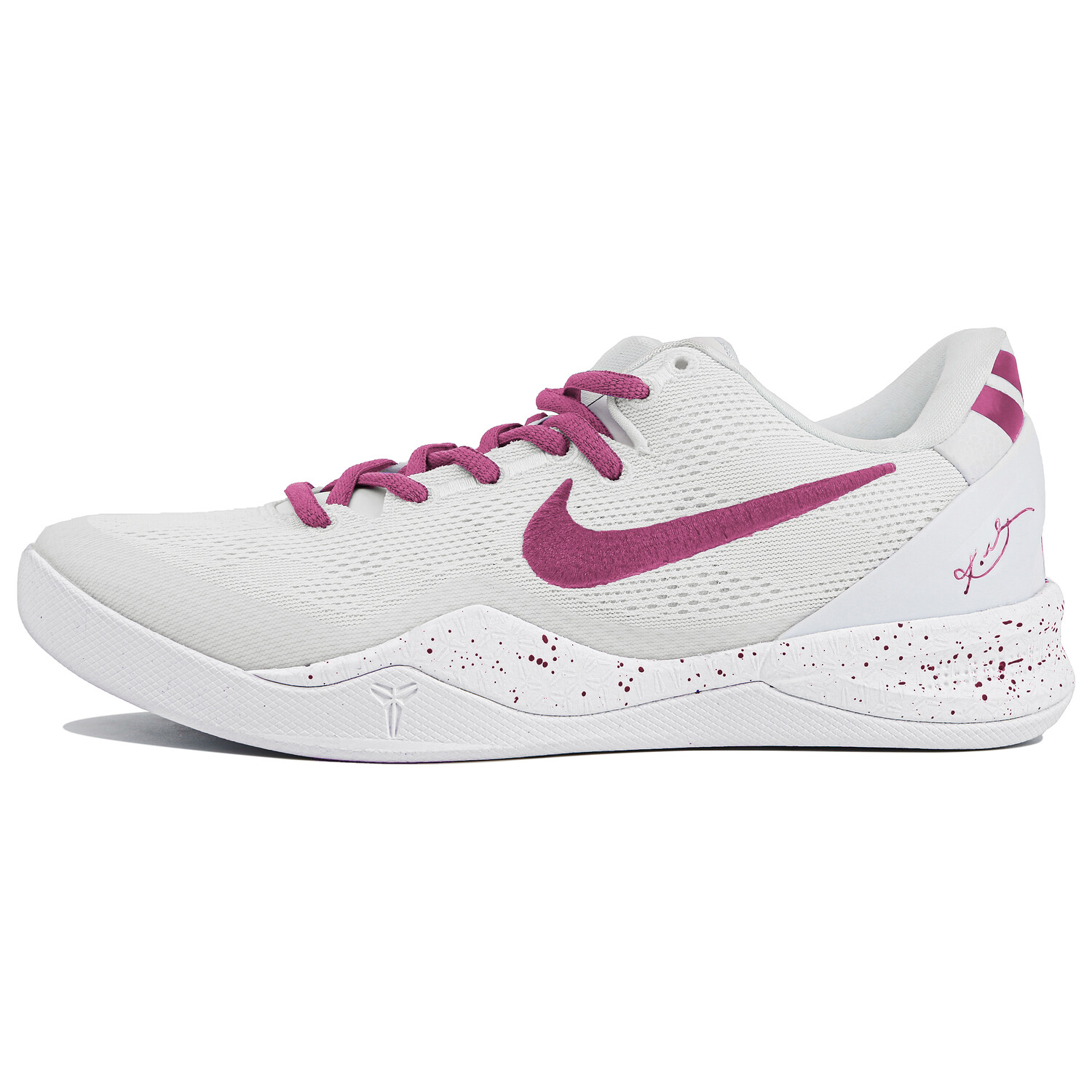 

Баскетбольные кроссовки Kobe 8 Basketball Shoes Unisex Low-top Pink/white Nike