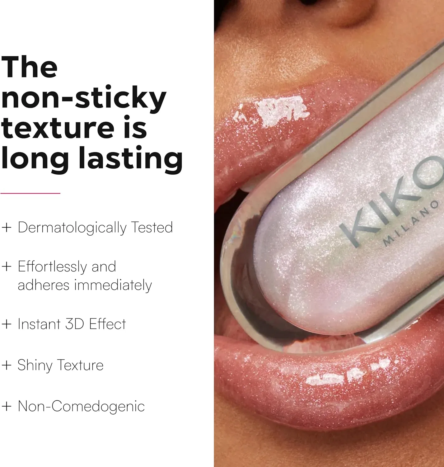 Блеск для губ Kiko Milano 3D Hydra Lipgloss 6.5 мл — фото 3