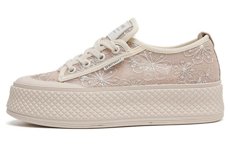 

Кеды DAPHNE Skateboard Shoes Women's Low-Top, цвет Apricot