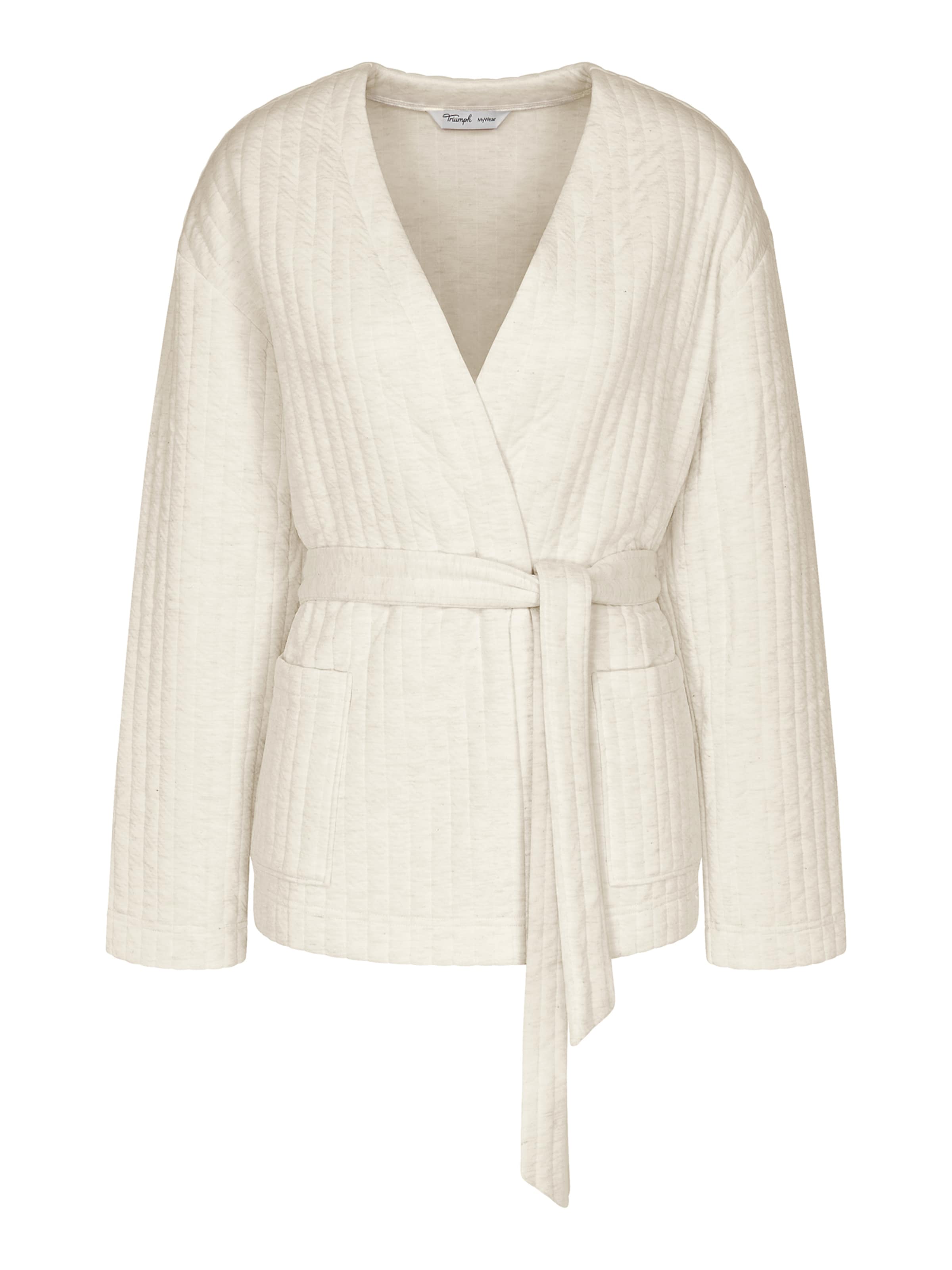 

TRIUMPH Короткий халат 'Cozy Comfort Robe Top Quilted' в бежевом цвете