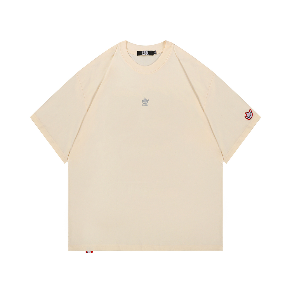 

Футболка с коротким рукавом свободного кроя с заниженной линией плеча box unisex GXXX, Malt