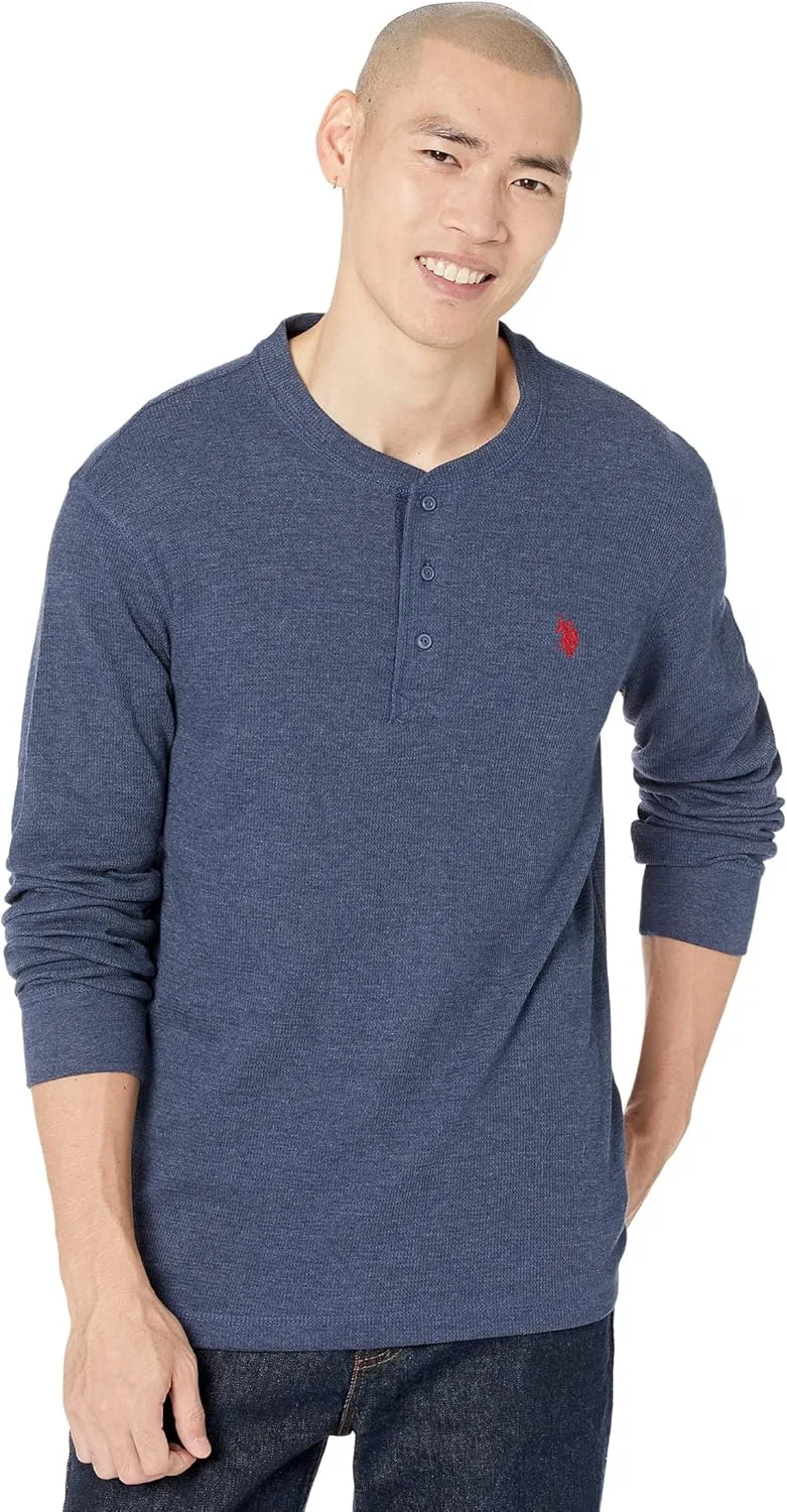 Терморубашка с длинными рукавами U.S. Polo Assn, Rinse Blue Heather