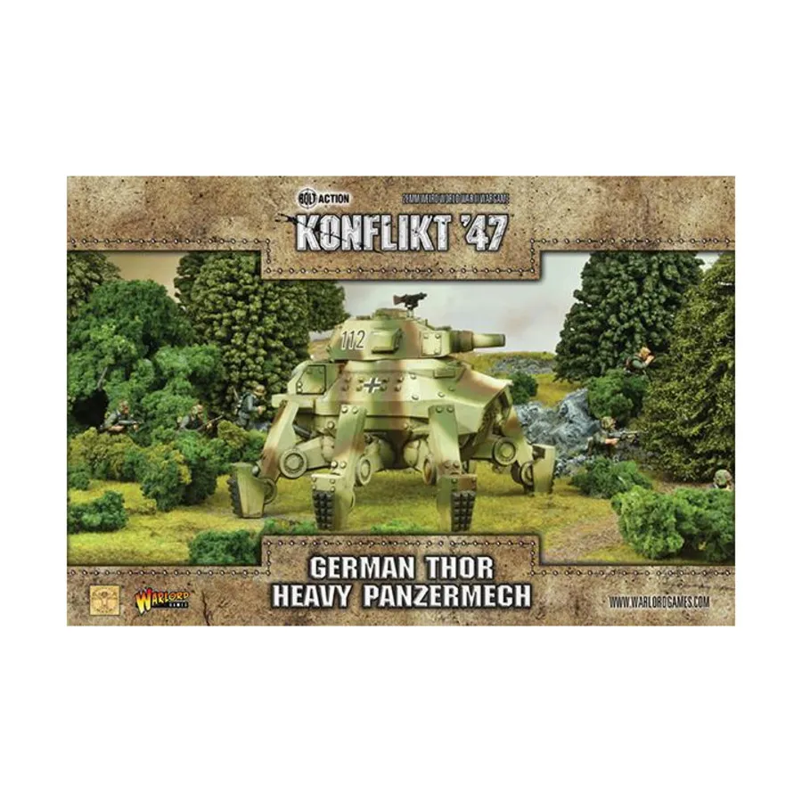 

Немецкий тяжелый танк «Тор», Konflikt '47 - German Army (28mm) (Warlord Games)