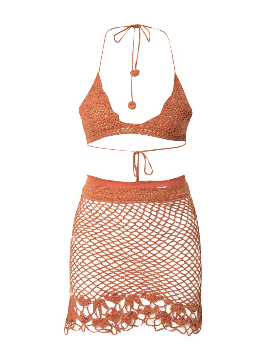 

Треугольное бикини Nasty Gal Triangle Bikini, цвет rusty red