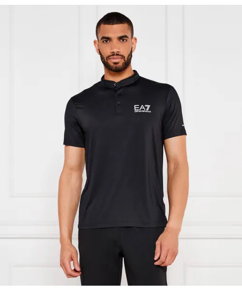 

Футболка поло Slim fit Ea7, черный