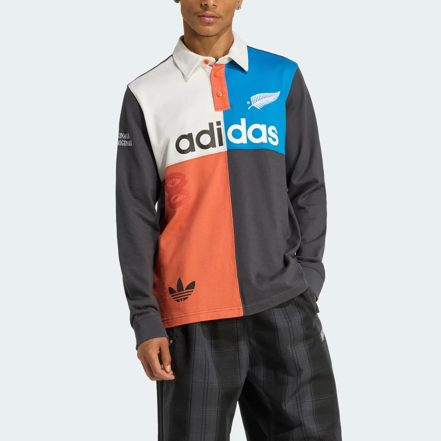 Поло мужское Adidas Originals Rugby All Blacks Heritage — фото 3
