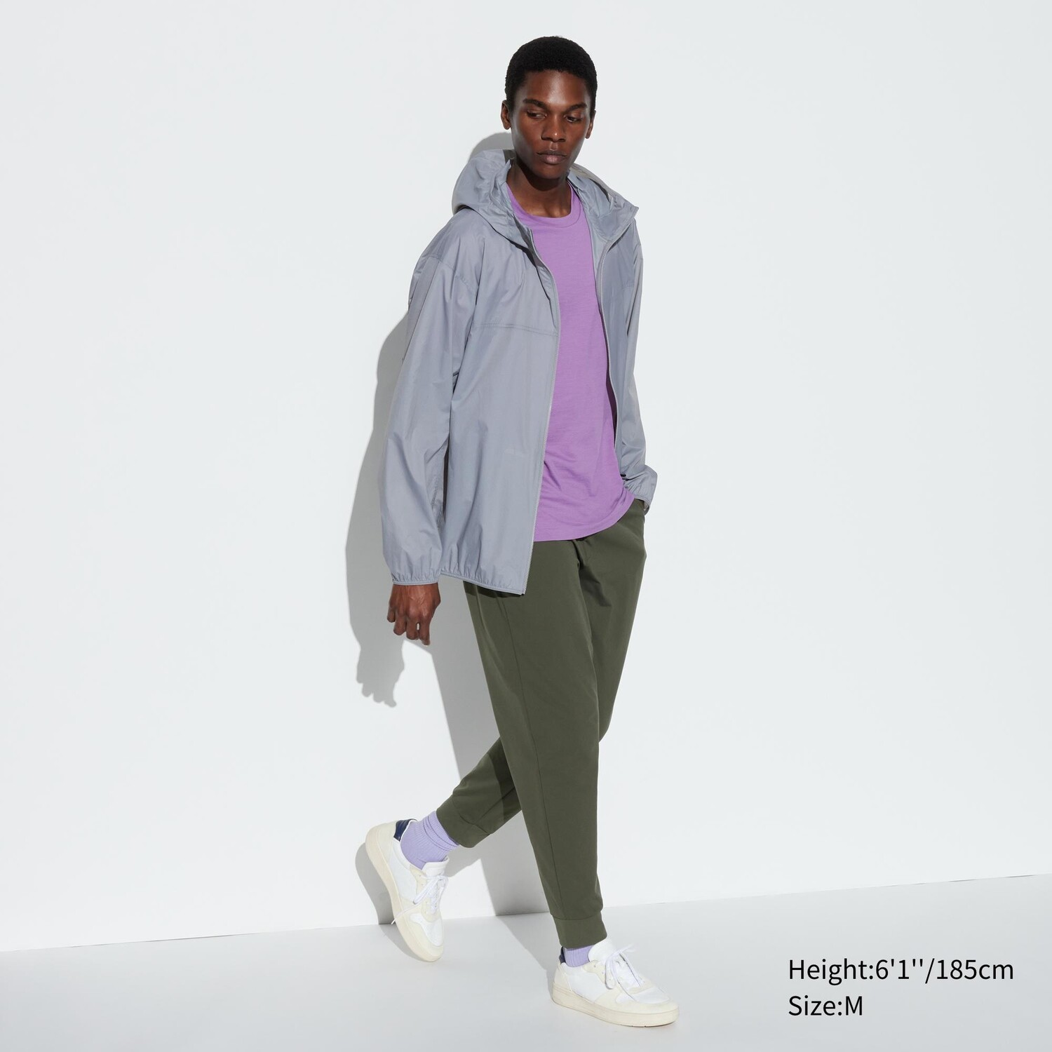 

Джоггеры ultra стретч dry-ex UNIQLO, оливковый