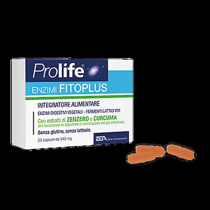 

Prolife Enzyme Fitoplus Zeta Farmaceutici 20 капсул Zeta Farmaceutici Spa
