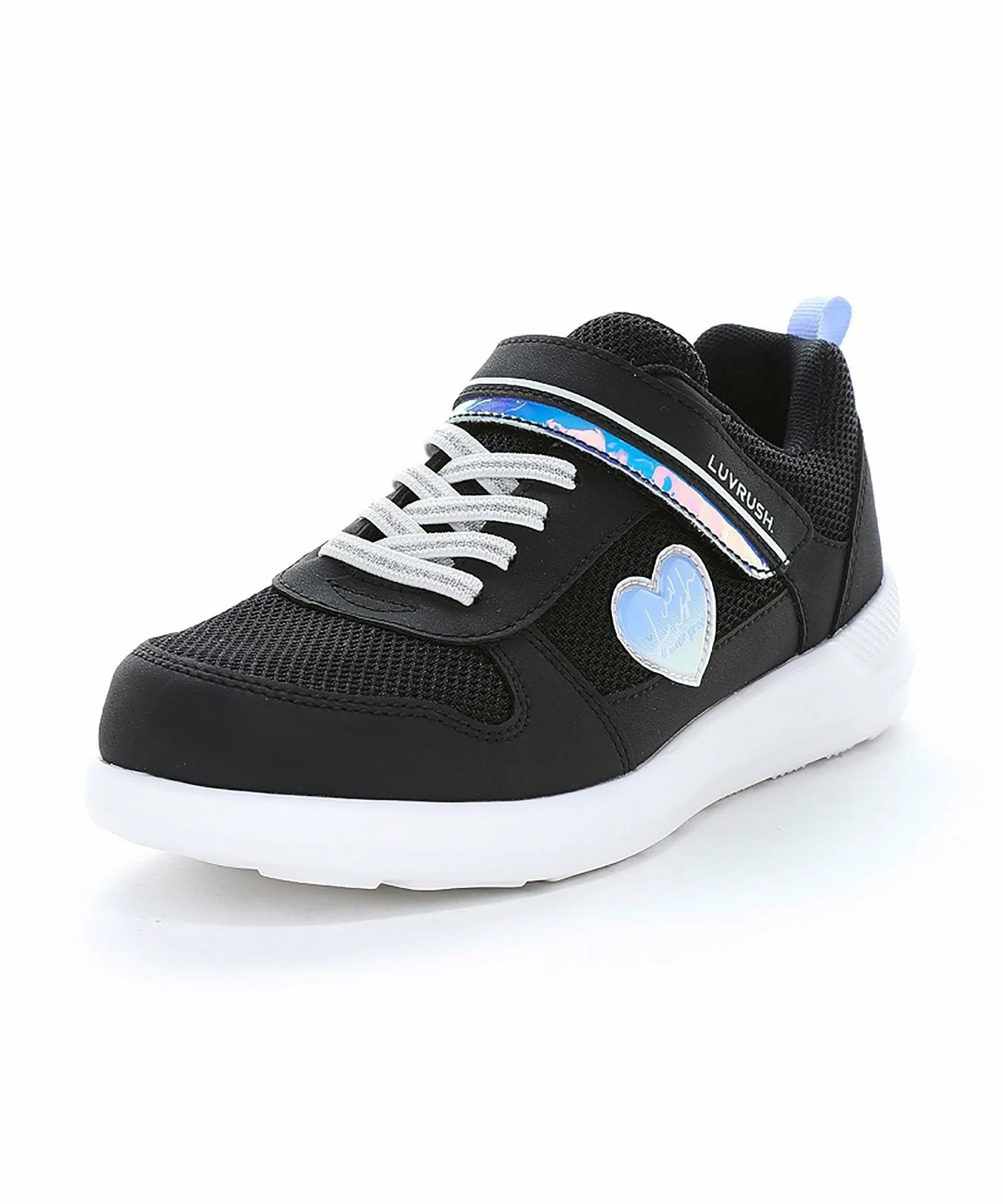 Детские кроссовки MoonStar LV 1259 черного цвета для девочек Superstar, black