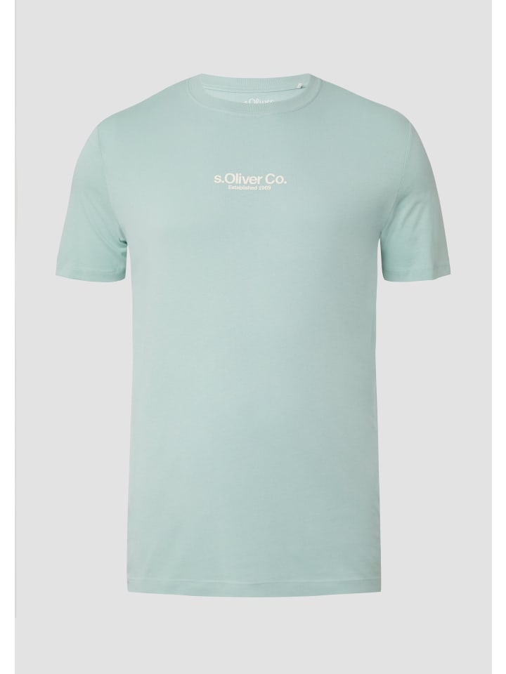 

Футболка цвета 60D1_turquoise s.Oliver, Синий, Футболка цвета 60D1_turquoise s.Oliver