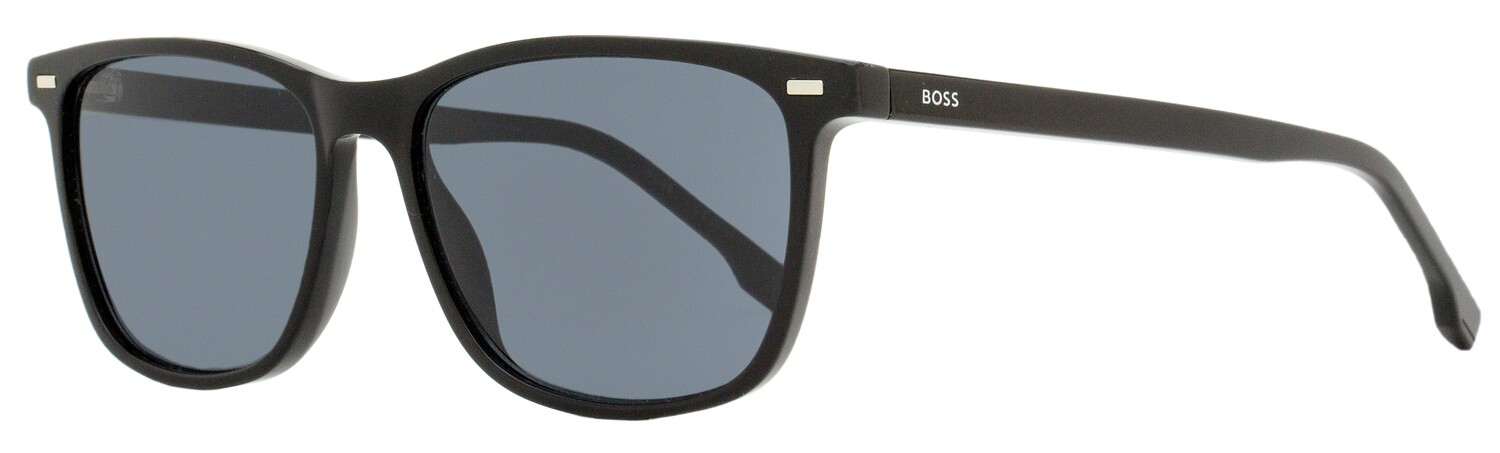

Мужские прямоугольные солнцезащитные очки Boss 1554/O/S 807IR Черные 56 мм