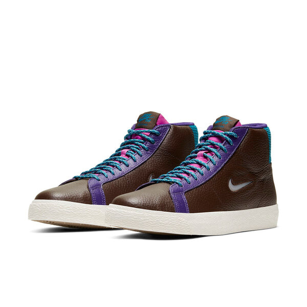 Кроссовки zoom blazer mid premium sb Nike, белый — фото 3