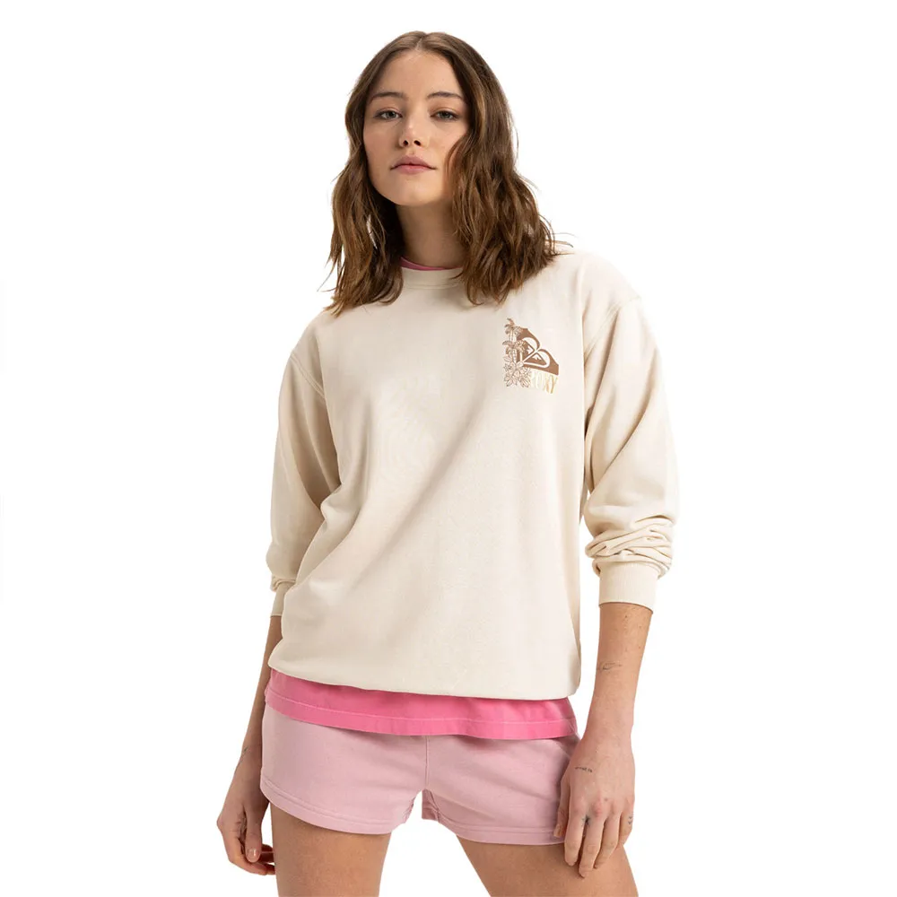 

Толстовка Roxy Surf Stoked Terry Vint, бежевый