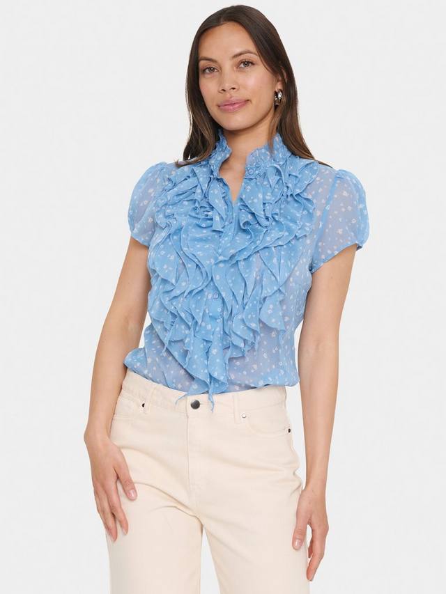 

Lilja футболка с коротким рукавом и абстрактным эффектом креш Saint Tropez, Allure Ice