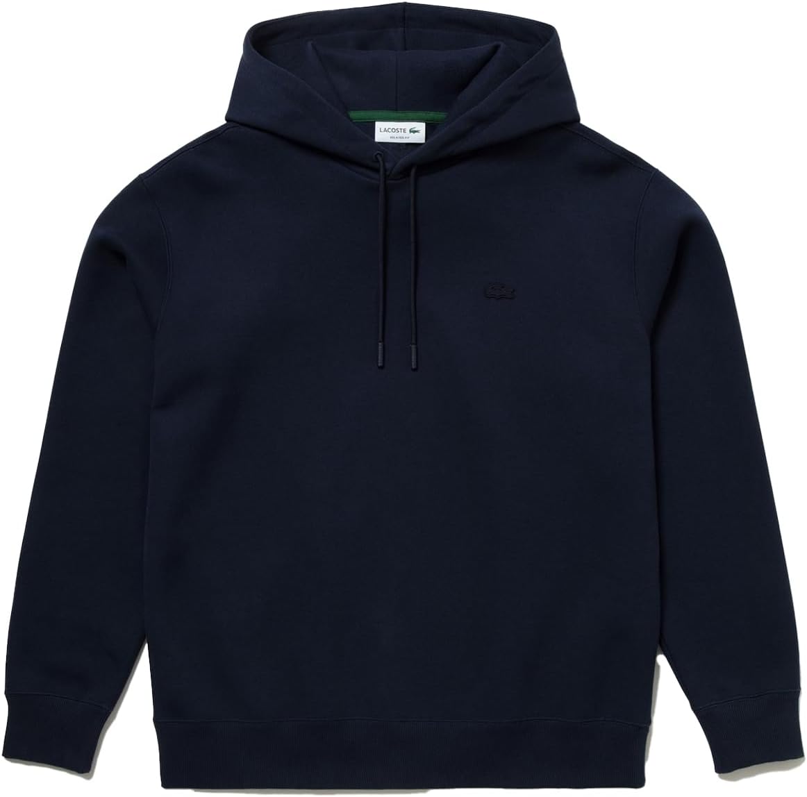 

Толстовка Lacoste, официальная толстовка из пике, однотонная худи, мужская, темно-синий