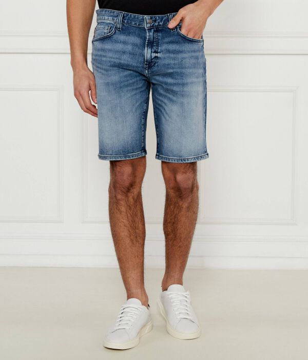 

Джинсовые шорты re.maine Regular fit Boss Orange, синий