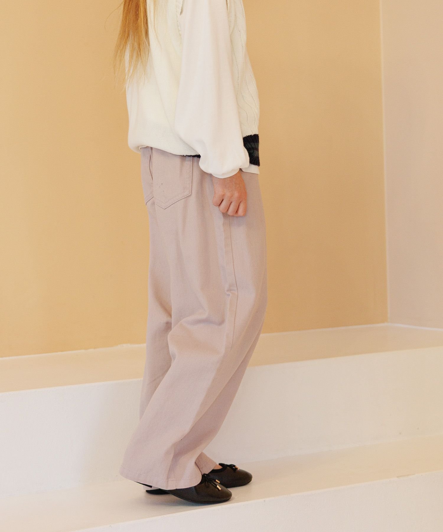 Брюки Barrel Easy Pants/Детские/629875 GLOBAL WORK, Twill Pink 24